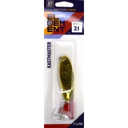 Блешня на хижу рибу, коливна, ZEOX Kastmaster, вага 21г, колір Gold